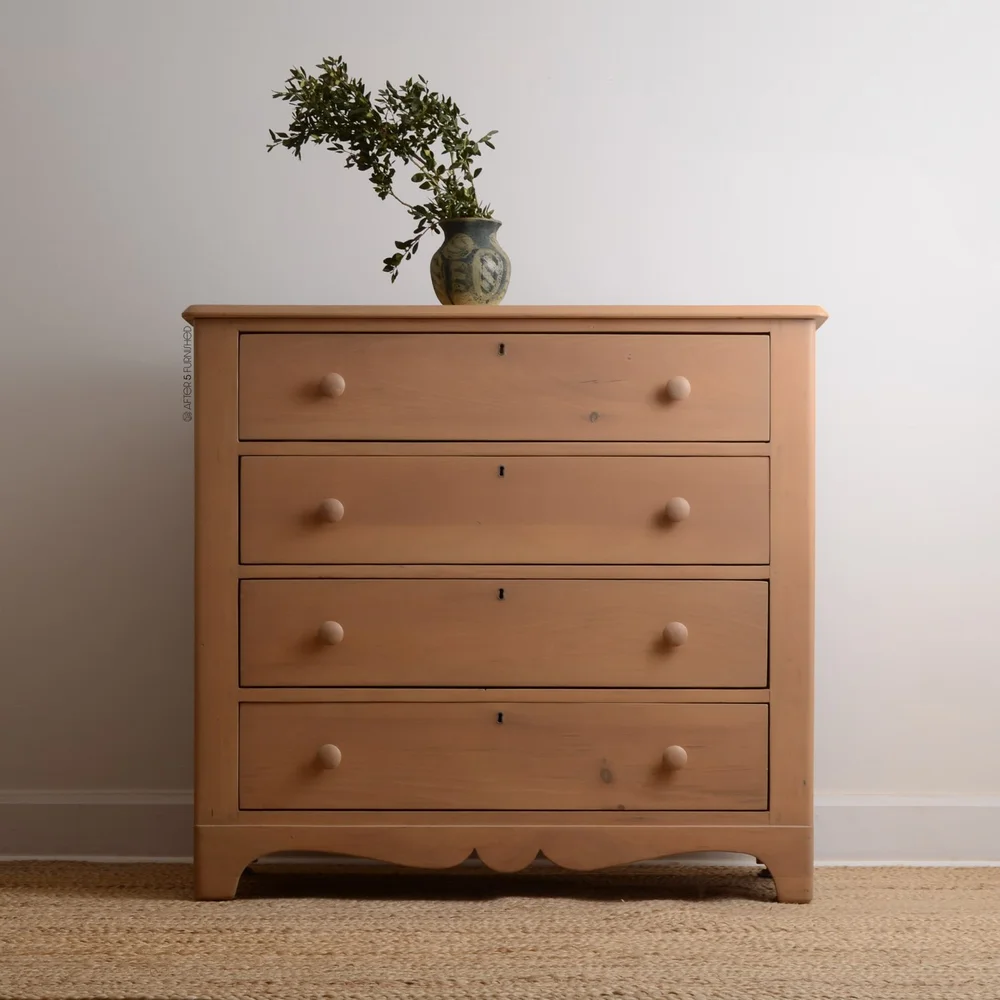 vintage pine dresser Antique waterfall kitchen with hooks Patina and wear throughout Antique Pine Vanity Mirror Dresser