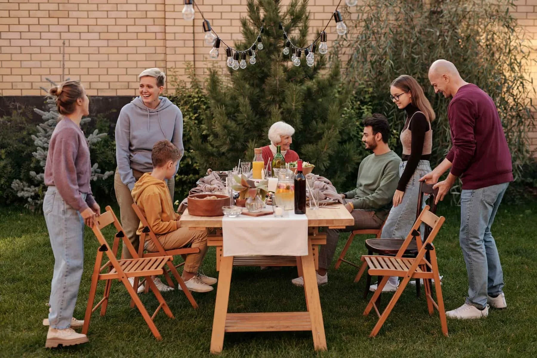 a family picnic