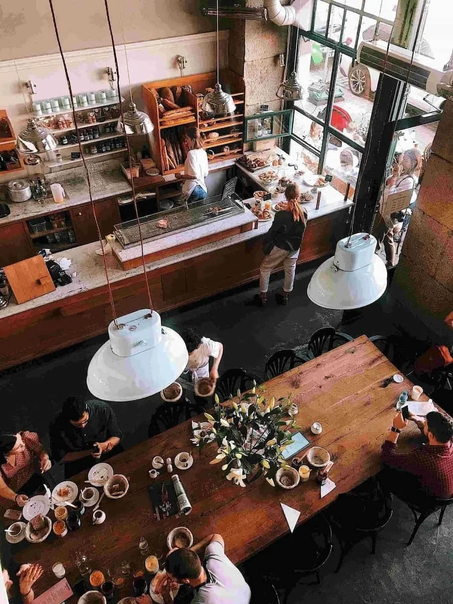 people at a coffee shop
