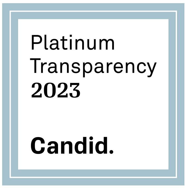We are so honored to receive the Candid Platinum Transparency 2023 Seal. We know our amazing donors and supporters work very hard for their money. That's why we always promise that we will continue to stay committed to being transparent about our imp