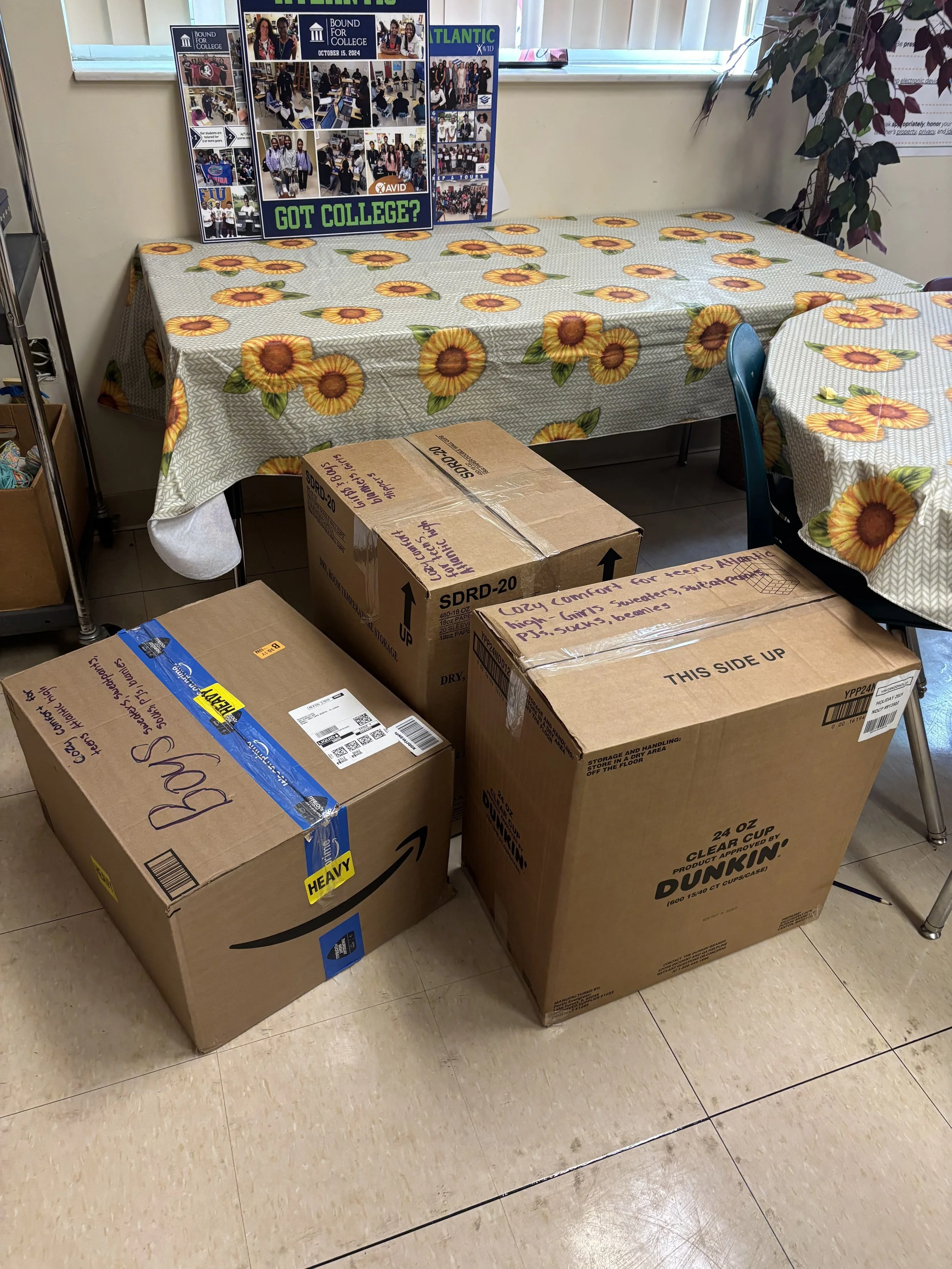 Wrapped in Kindness: Atlantic Eagles Support Foster Teens with Comfort Items