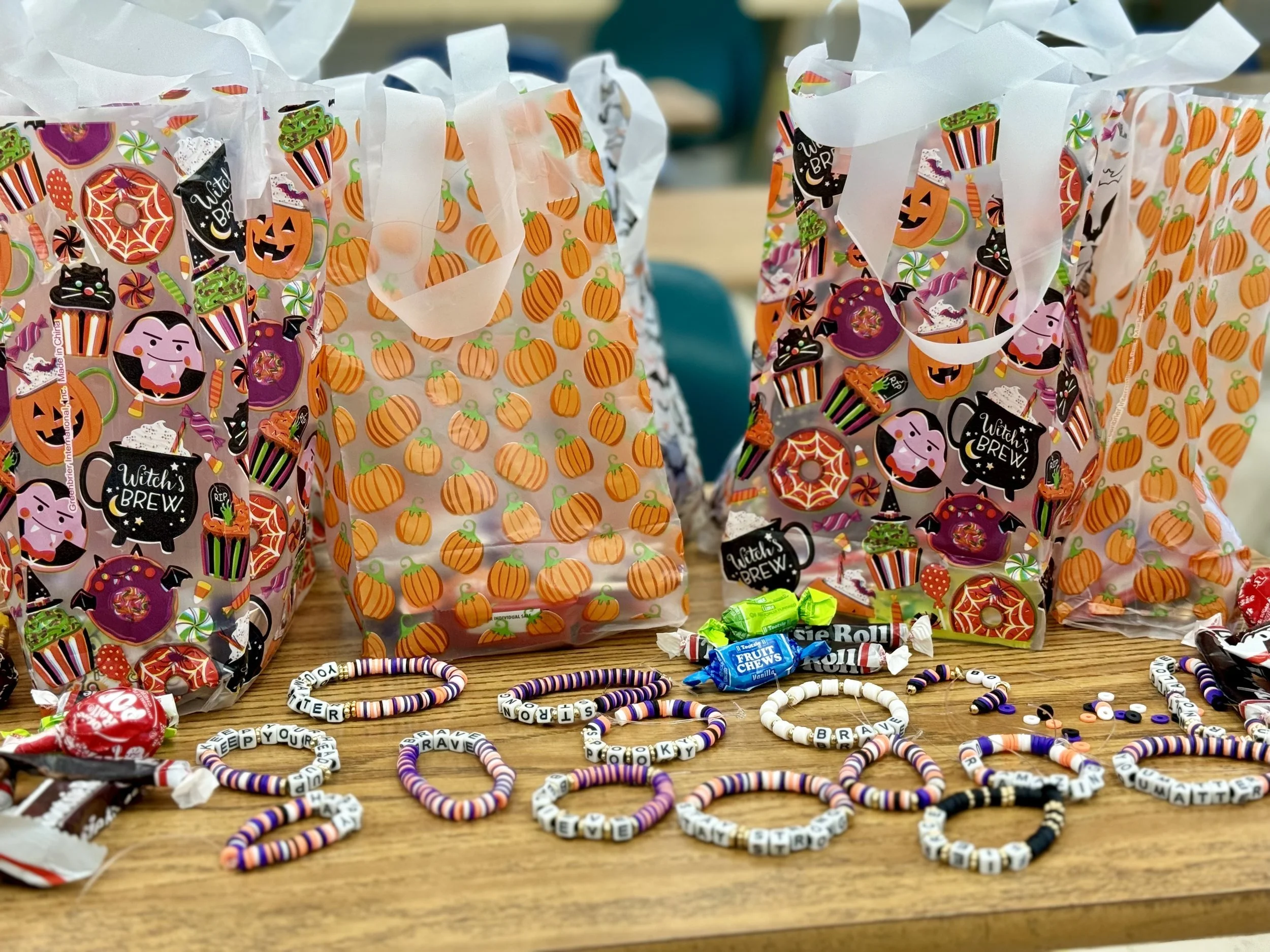 Warriors’ Words of Encouragement: Spreading Joy and Hope Through Goody Bags and Bracelets