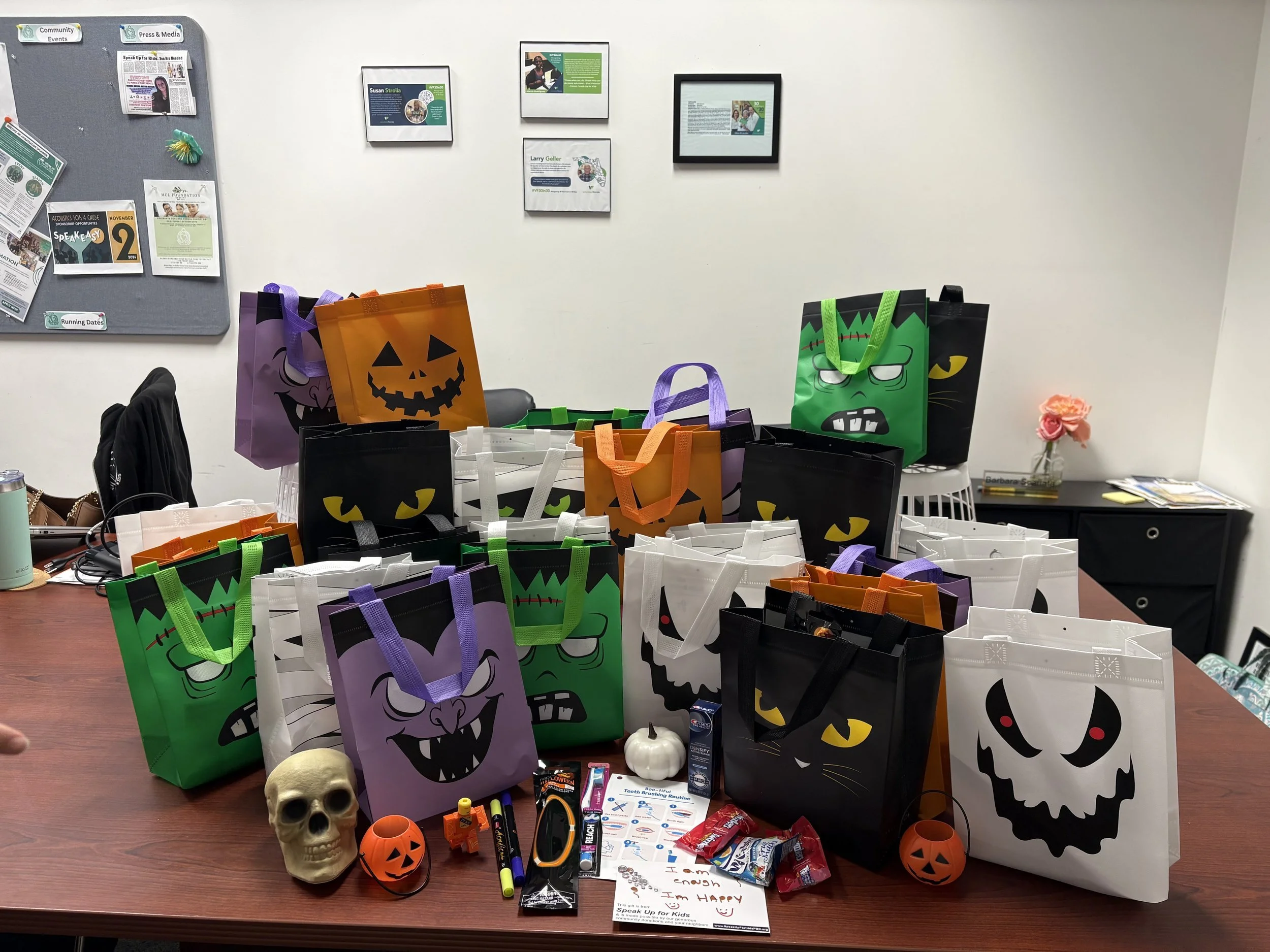 Boo-tiful Smiles: Oxbridge Thunderwolves Share Halloween Goodies and Positivity