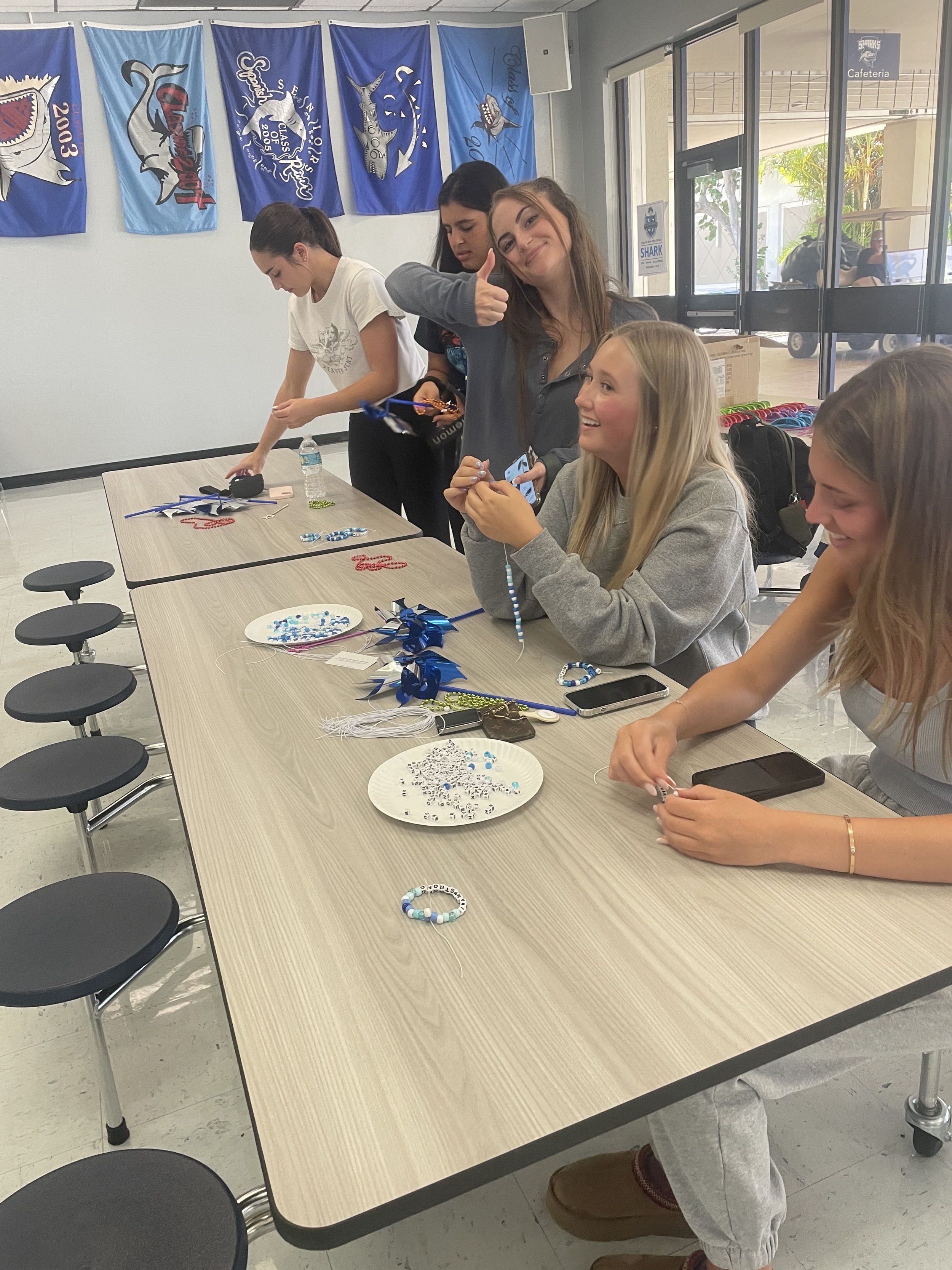 Spanish River Students Unite for Child Abuse Prevention: Raising Awareness with Bracelets and Pinwheels