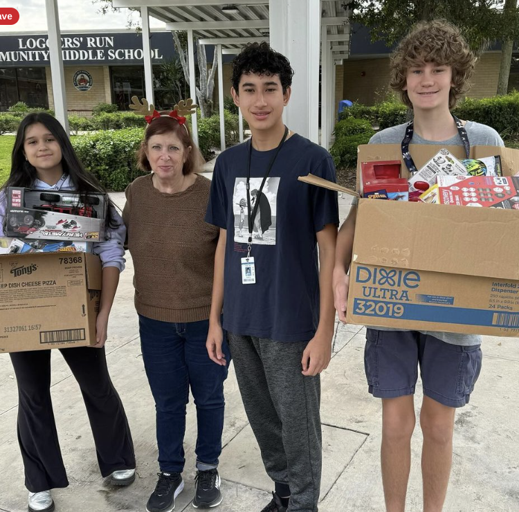 West Boca STUDENTS Host Toy Drive for Speak Up for Kids Holiday Wrap Party
