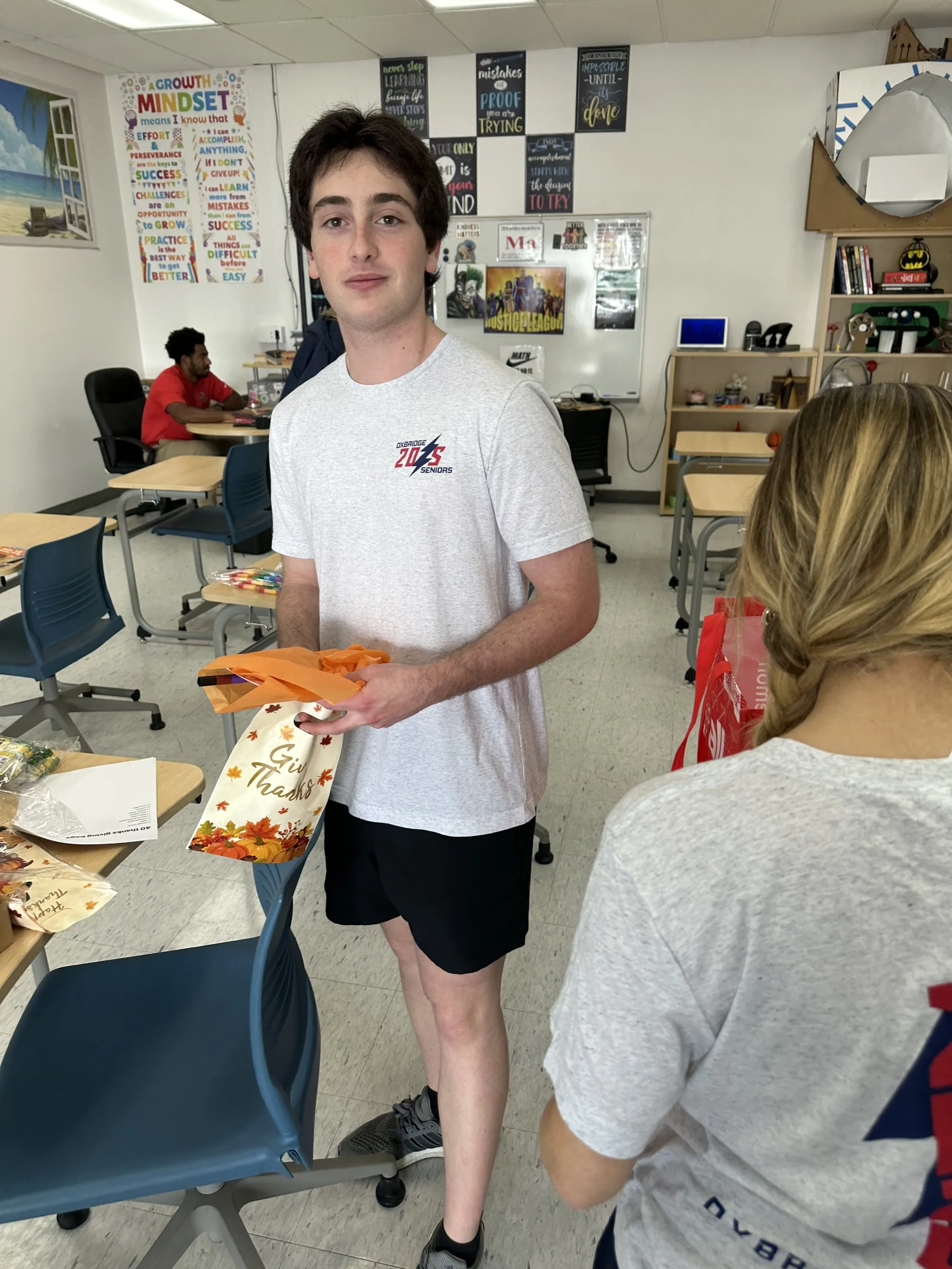 Filling Hearts and Gift Bags: Oxbridge Thunderwolves Make Thanksgiving Special