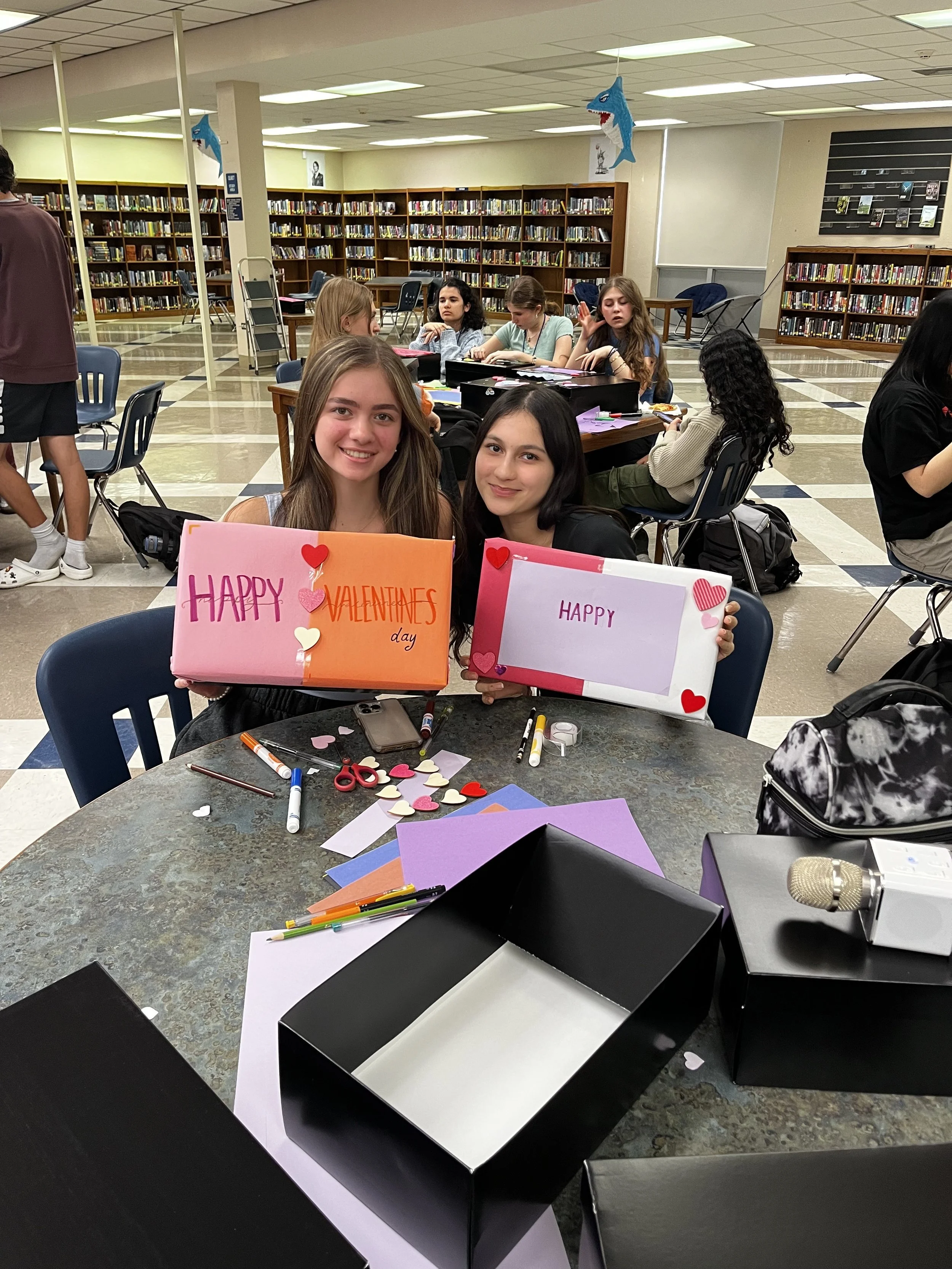 Threads of Love: Spanish River Sharks Share Knitting Boxes for Valentine’s Day