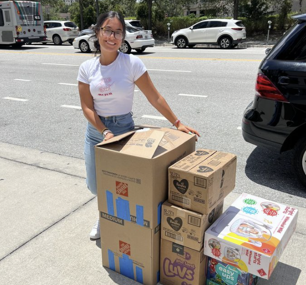 Brianna Castro Gives Back with Essential Baby Donations