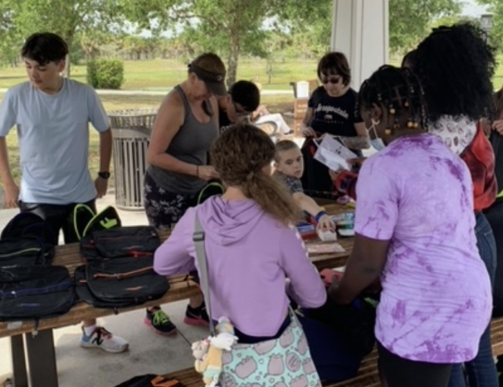 Homeschoolers Bring Vital Backpack Kits To Foster Youth! 
