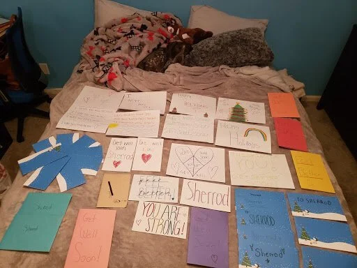 Students Comfort Foster Child Coming Home from the Hospital