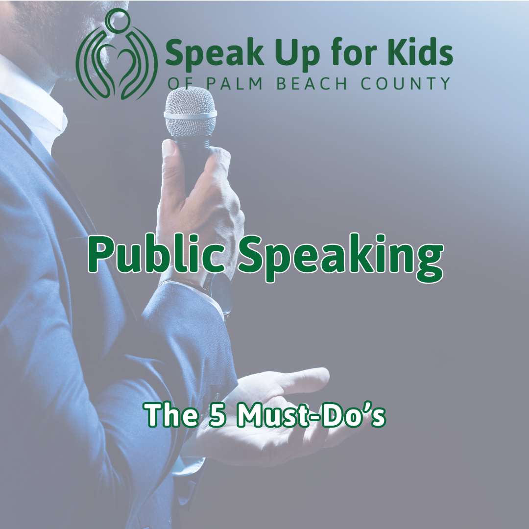 The 5 Must-Do’s of Public Speaking