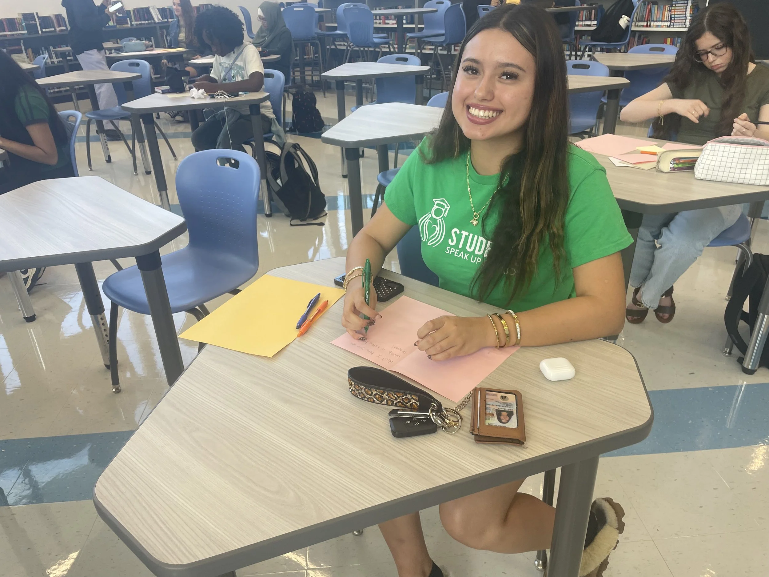 Dr. Joaquin Garcia High School STUDENTS Spread Holiday Encouragement with 50+ Cards for Foster Youth