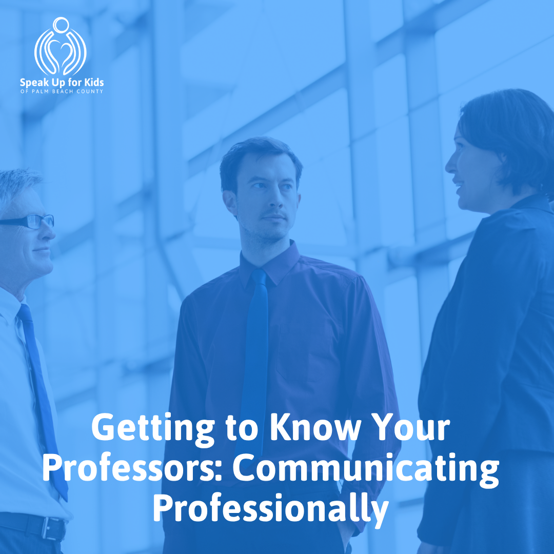 Getting to Know Your Professors: Communicating Professionally 