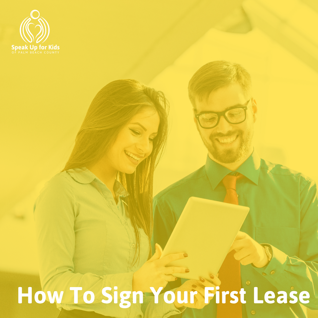 How To Sign Your First Lease