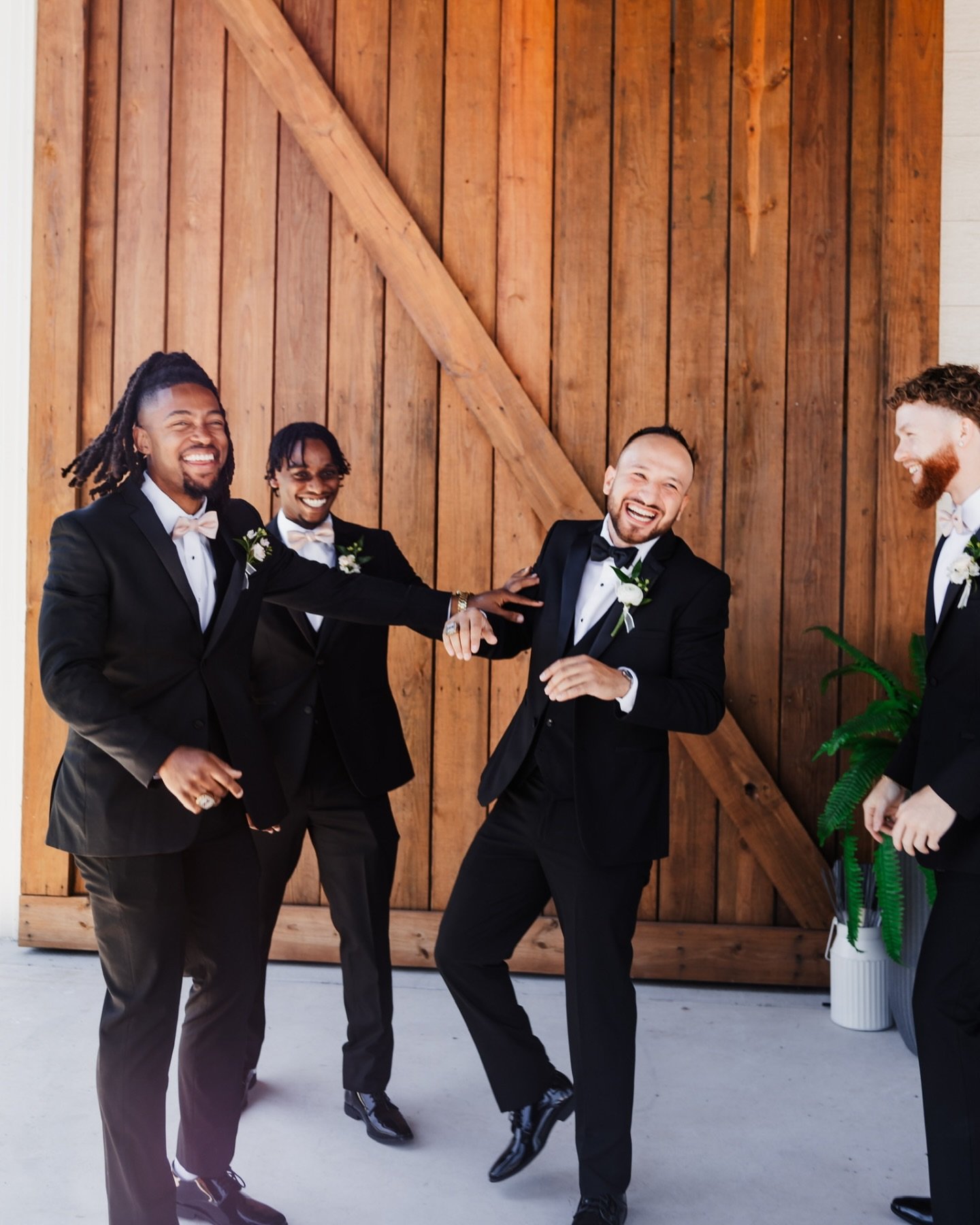 Spend the morning with your best men and capture timeless photos around The Farmstead before the ceremony begins!