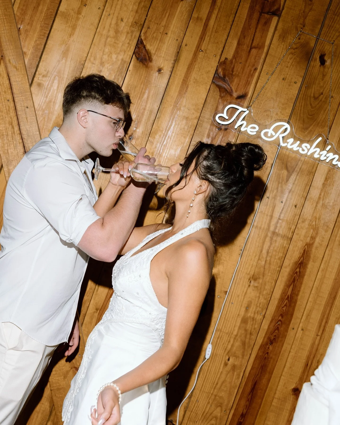 Mr. &amp; Mrs. Rushin making it official&hellip; with cake🎂🩷