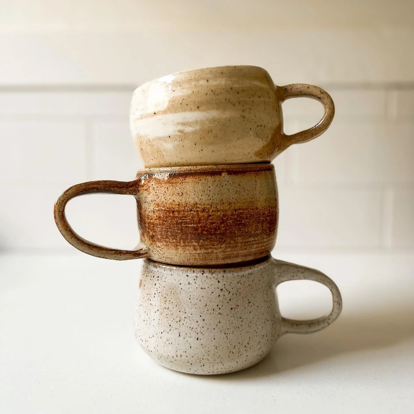 I *hate* making mugs because I am not great at making or attaching handles &hellip; but then I see how great these turned out and I&rsquo;m like &hellip; maybe the pain is worth it?!?! 

obviously I&rsquo;m being a little dramatic but in all seriousn