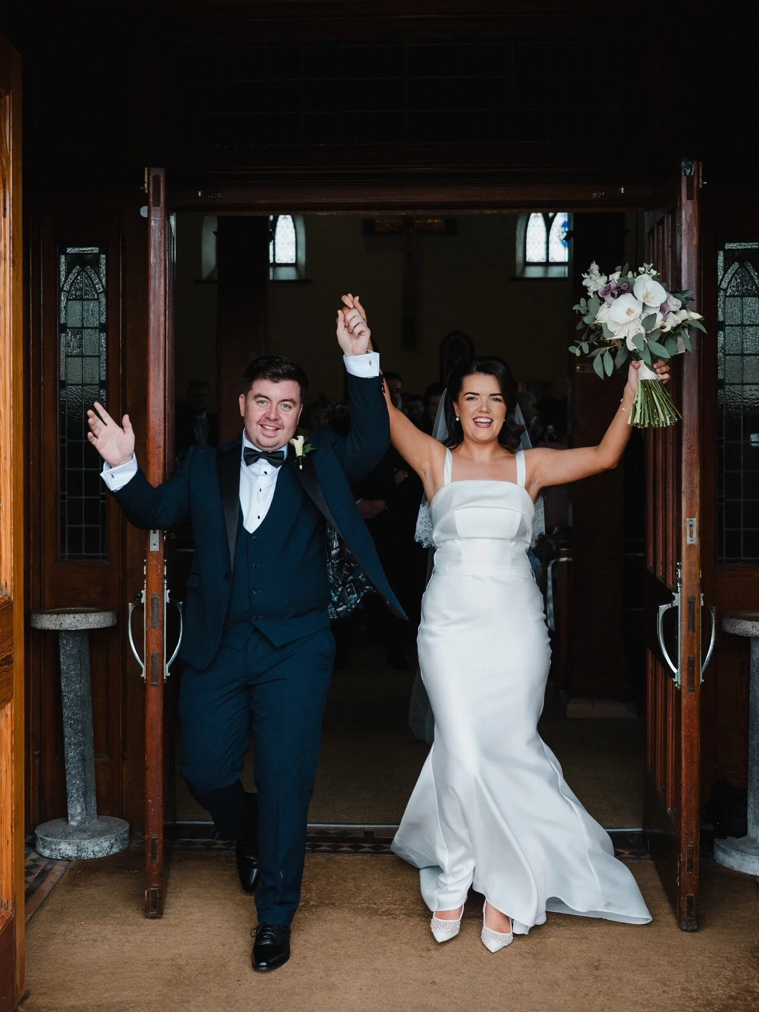 Mr &amp; Mrs Hughes 🤍
.
@aileen.donnelly.750 
@jolenefeenanhair 
@elaina_makeup 
@whitehousebridal.ni 
@bumblebeegarden_florist 
@niamhmcglincheymusic 
@loughrynncastle 
@infinityweddingband 
@joemcveighmusic 

.
@gemmagphoto 
@matthew_fields_media_