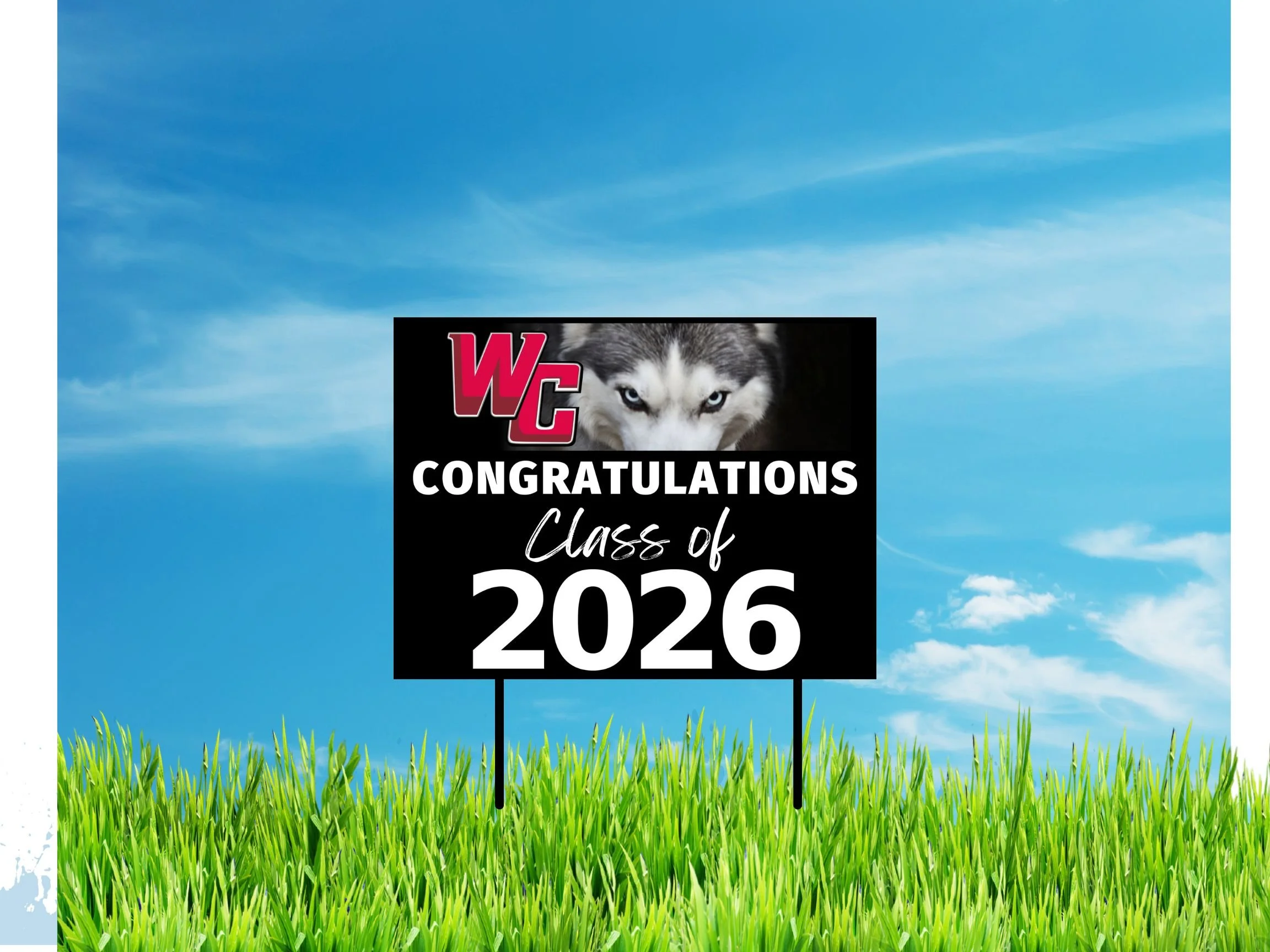 8th Grade Graduation Yard Sign