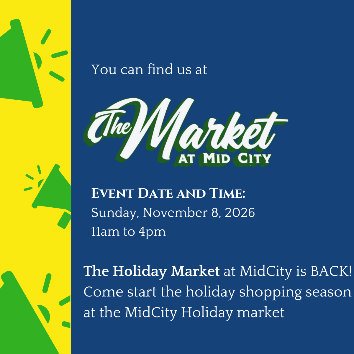 The Holiday Market at MidCity