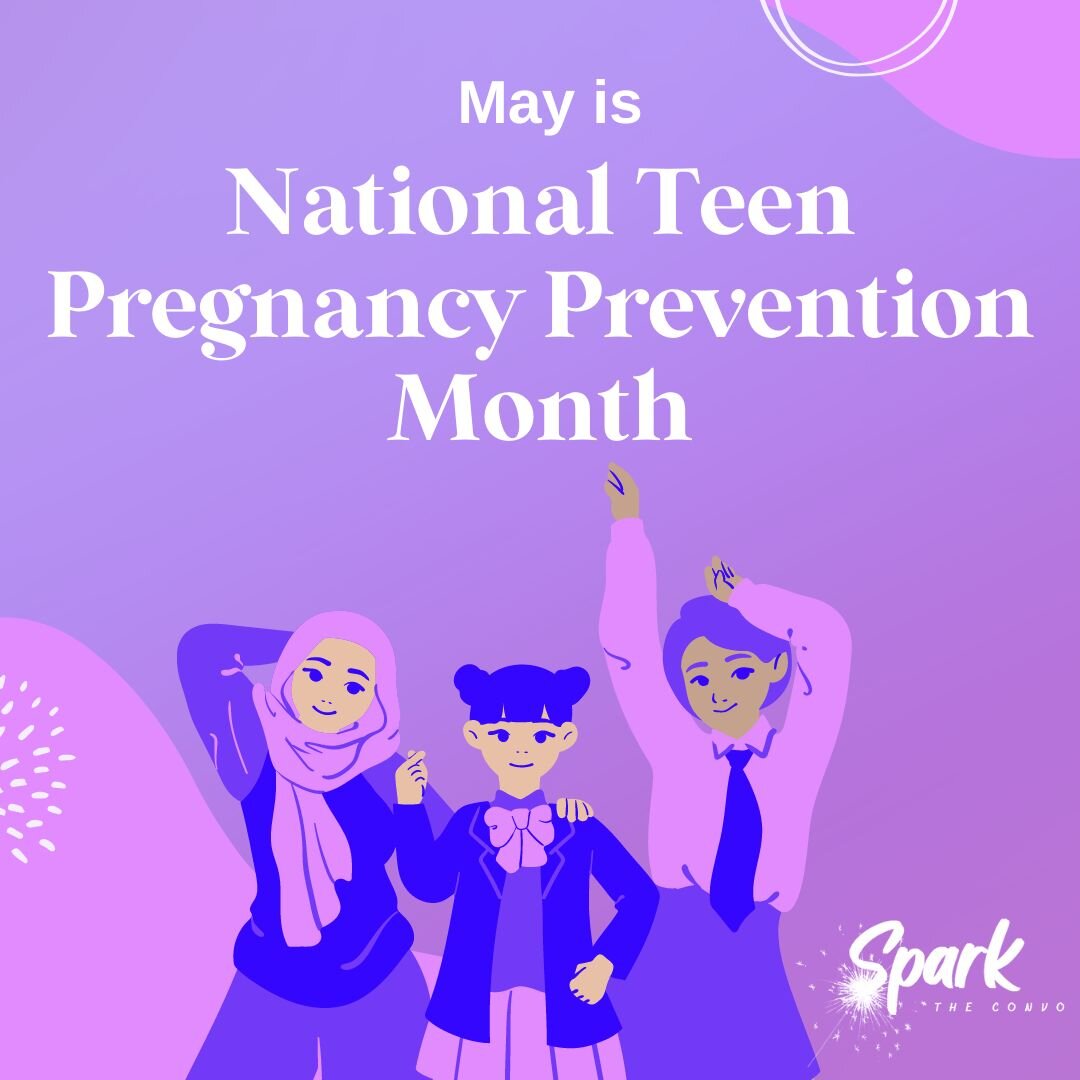 💡Did you know that May is also National Teen Pregnancy
Prevention Month (NTPPM)?

This month celebrates the historic decline in teen birth rates in the
United States and highlights the importance of helping adolescents
reach their full potential.

❤