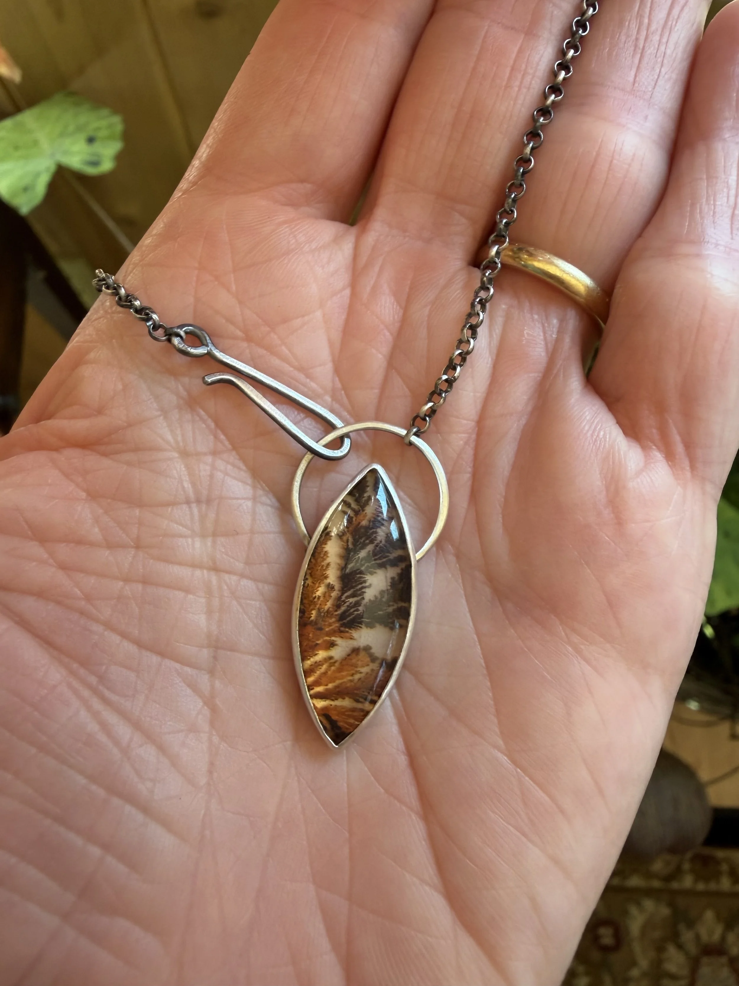 Dendritic Agate  Necklace