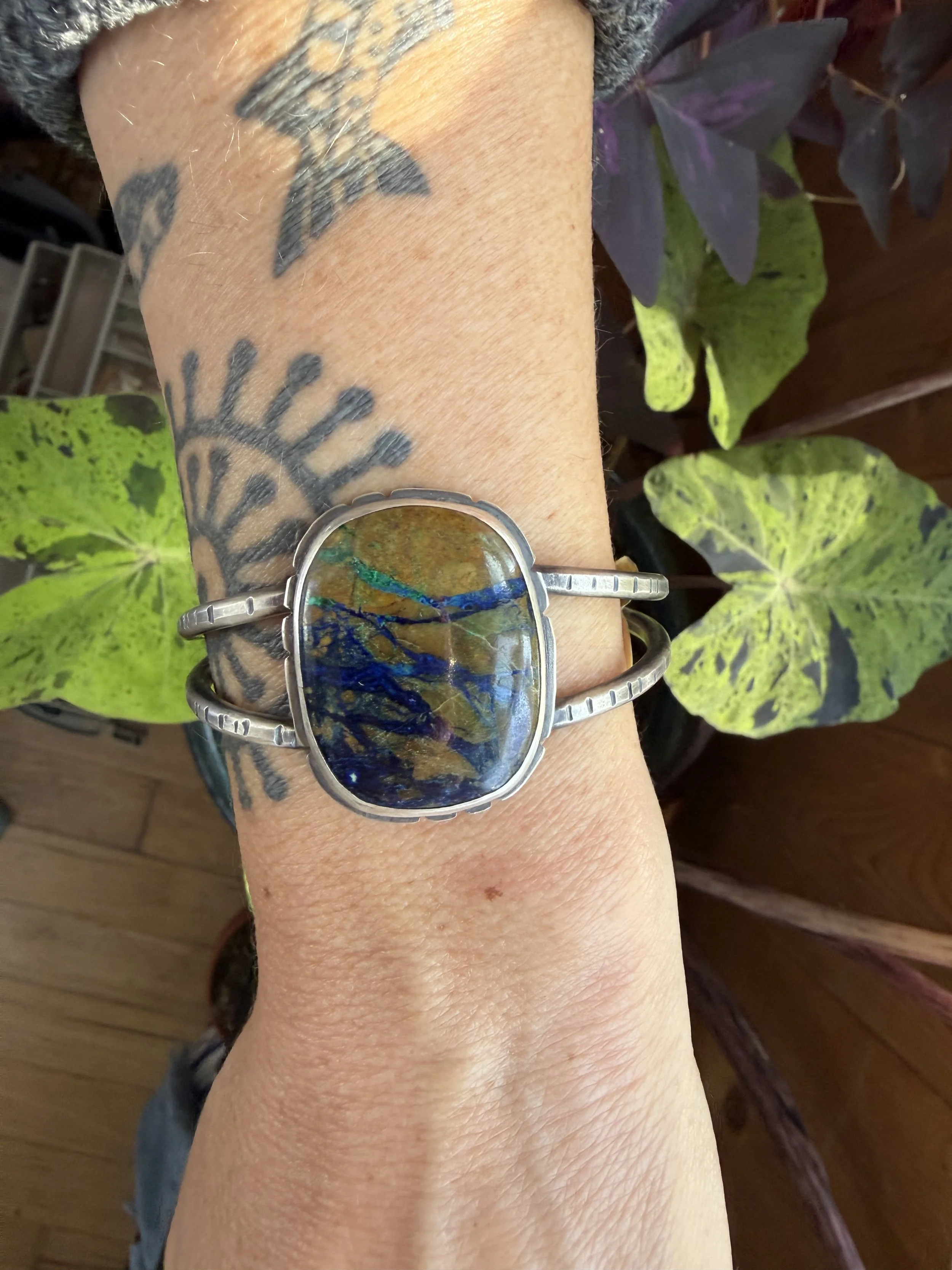 Azurite Malachite Cuff
