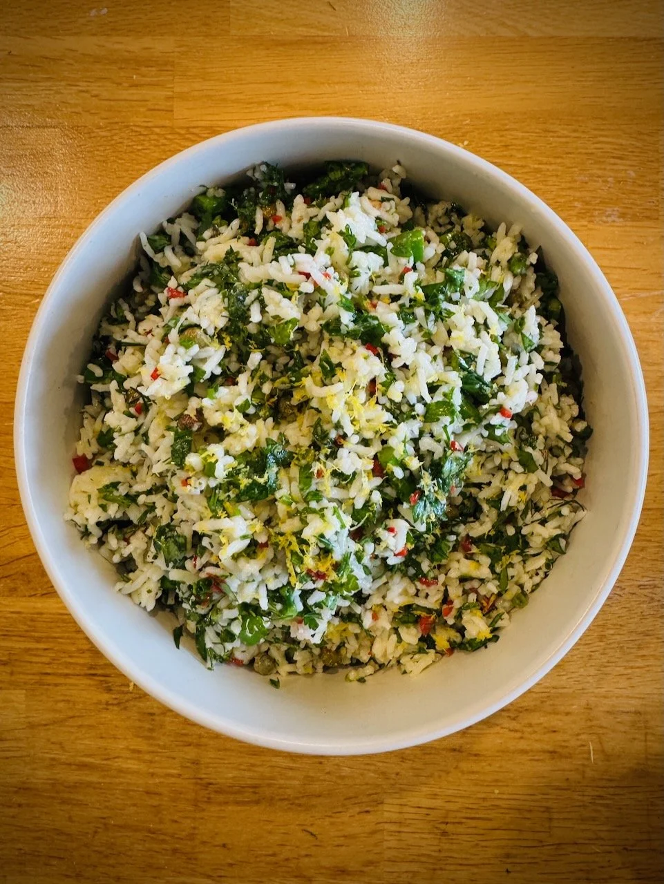 Zesty Dill, Asparagus & Rice Salad