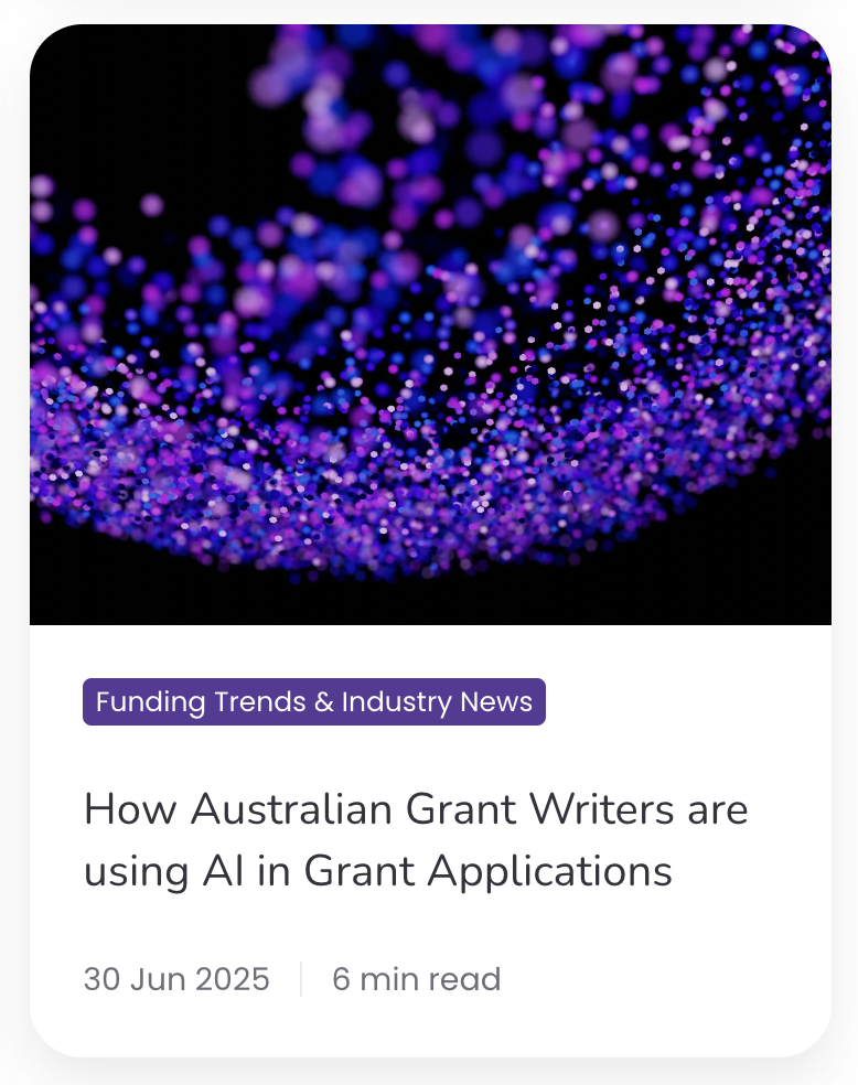 How Australian Grant Writers are using AI in Grant Applications