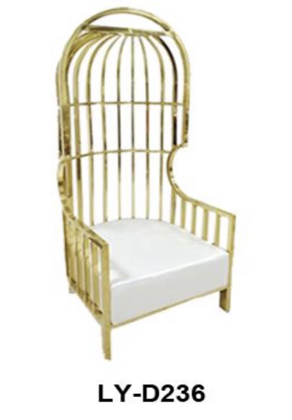 Gold BirdCage Throne