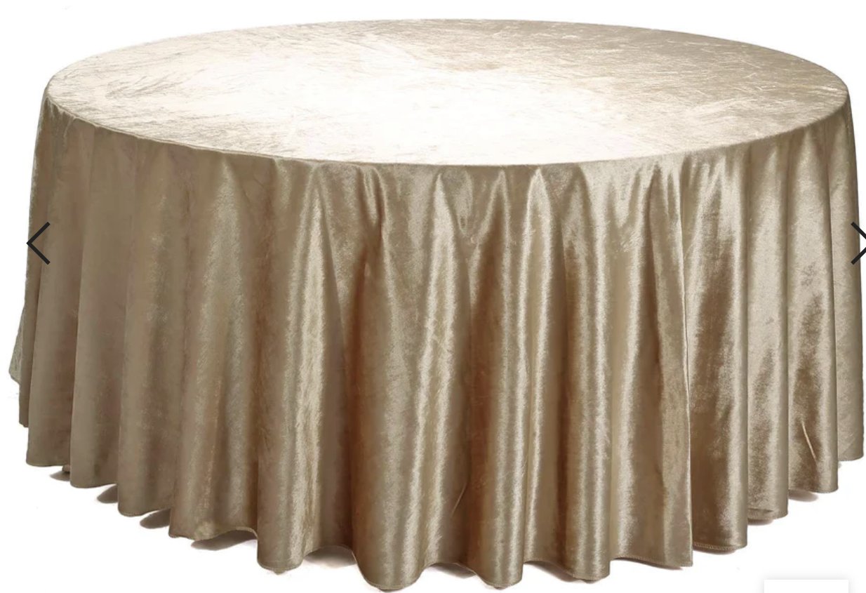 Champagne Velvet 120 inch