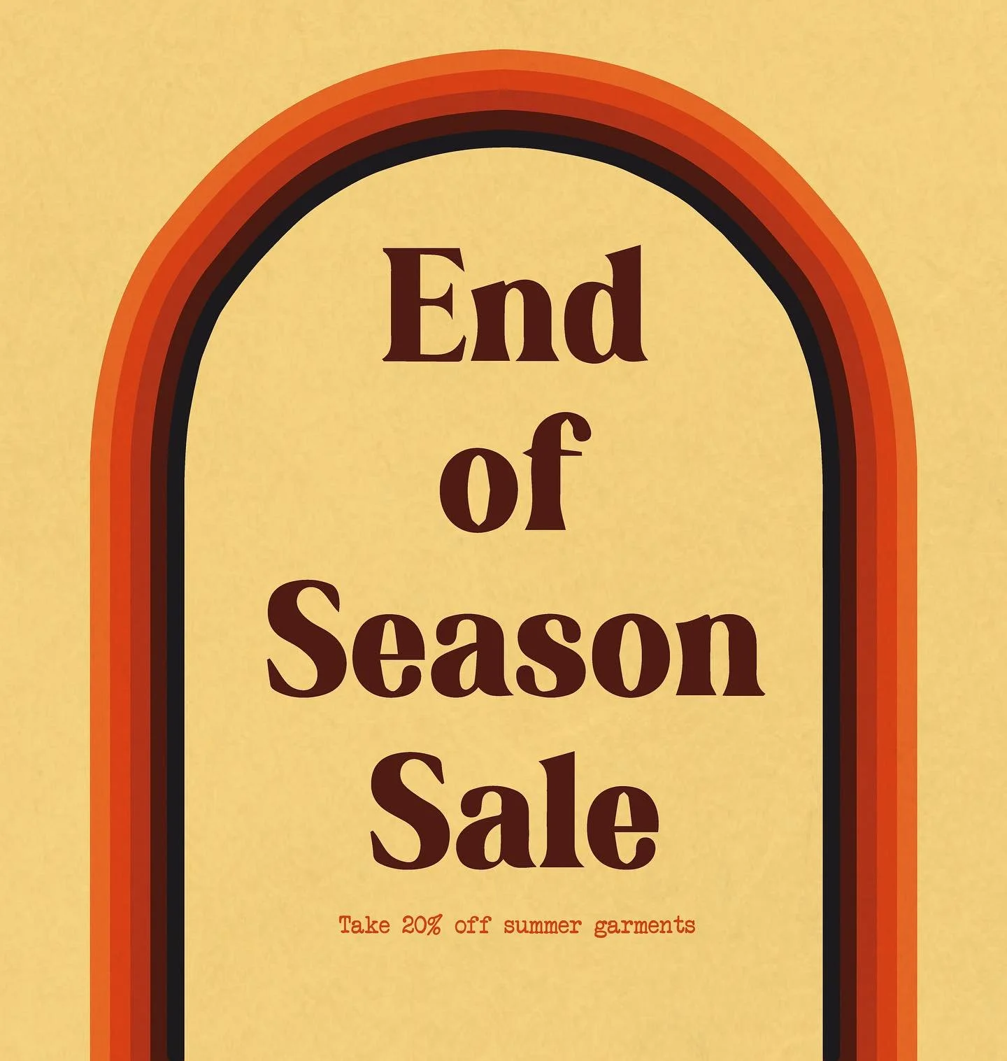 Only 5 days left to shop our End of Season Sale!✨
Get 20% off on selected summer garments, no code needed, discount applied at checkout!🧡
.
.
.
.
.
.
.
#70s #women #fashion #60s #orange #handmade #groovy #vintage #retro #orange #hippie #hippy #groov