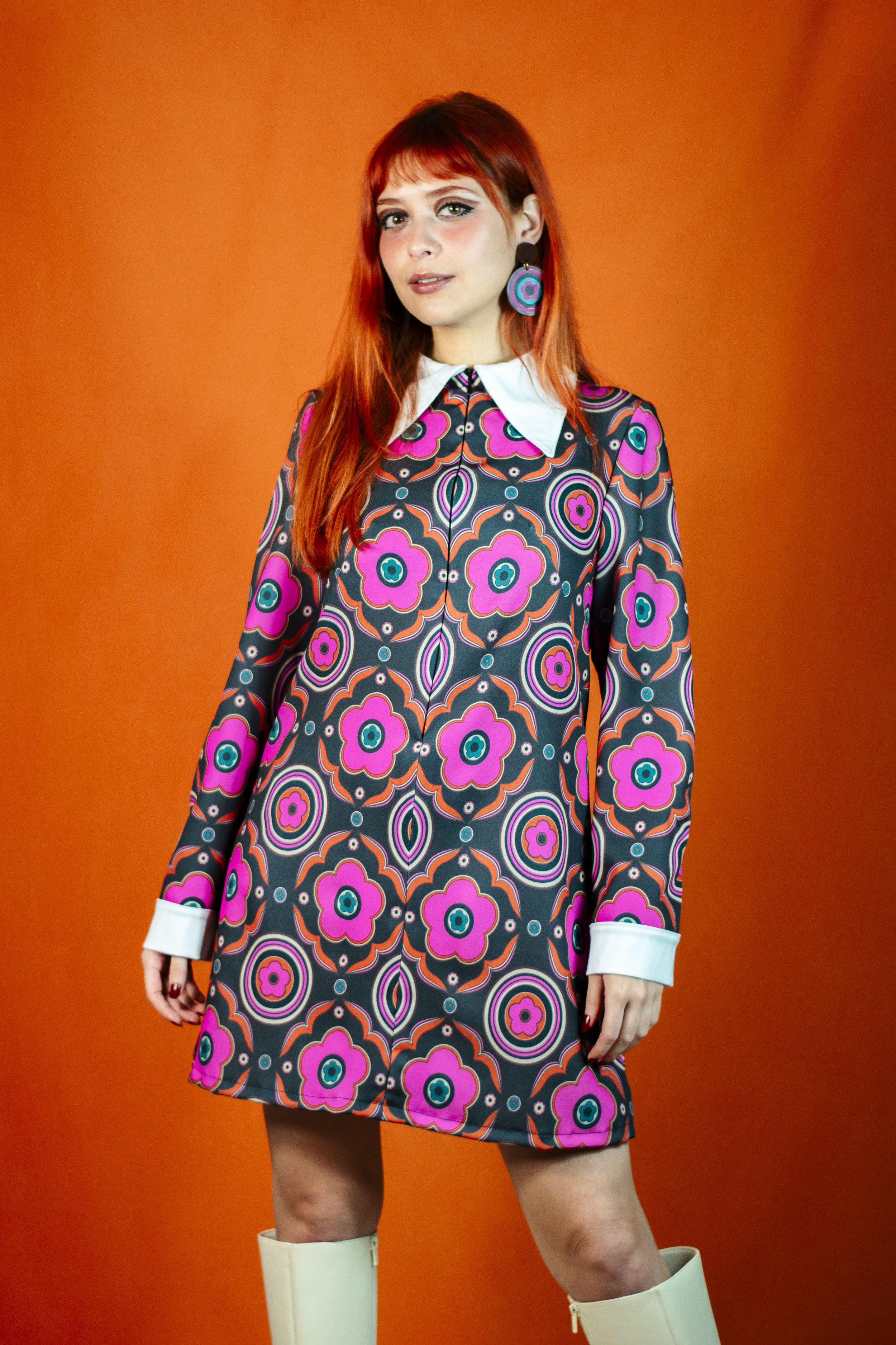 Lola Pink Daisies Minidress