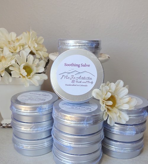 Soothing Salve by MoJoArtista.com is made for sore muscles and joints.