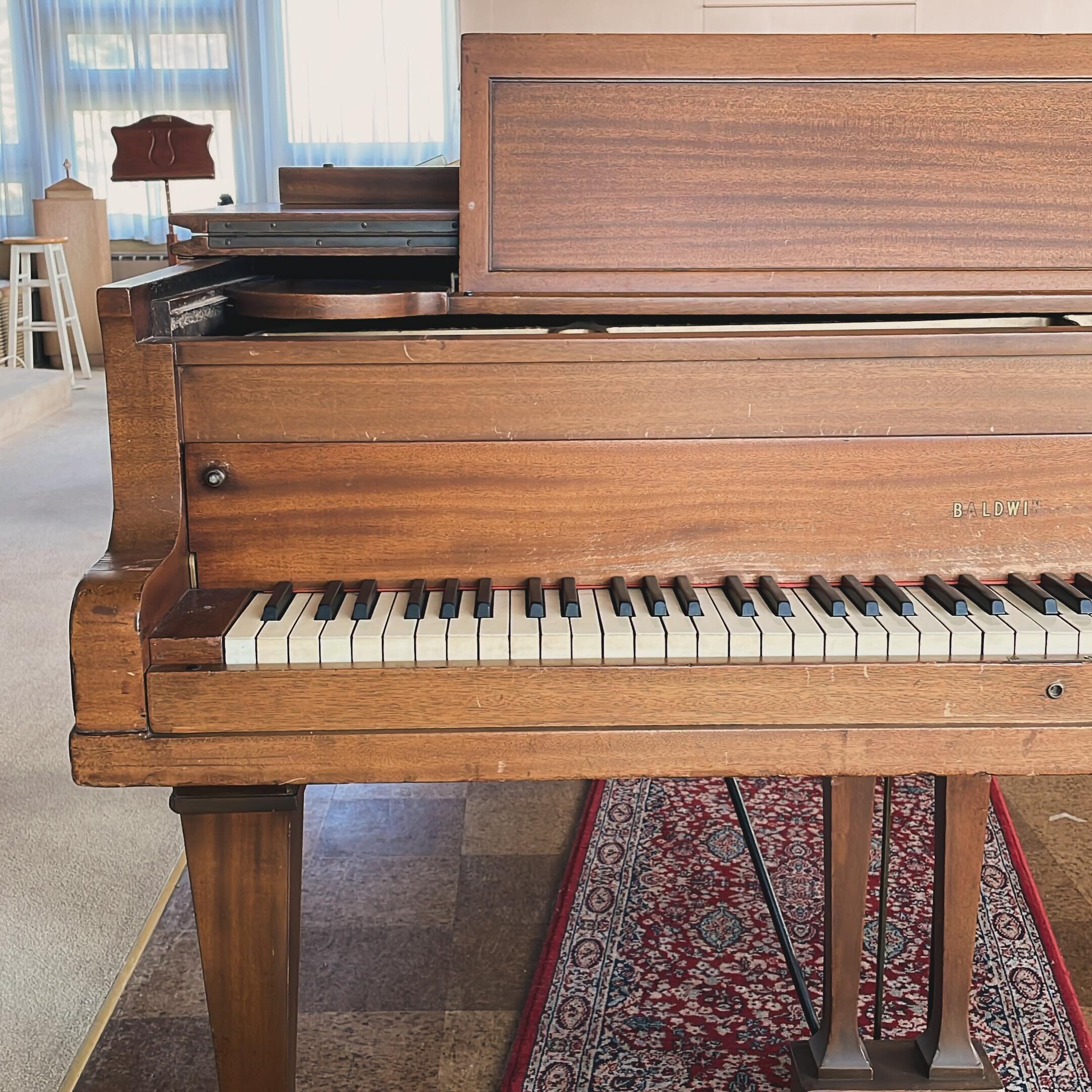 A sunny Maundy Thursday. Taking time in our sanctuary to pray over all that will be welcomed into this space this weekend. After seasons where worship was a little lonely, occasionally just me and the piano being live-streamed out, I&rsquo;m anticipa