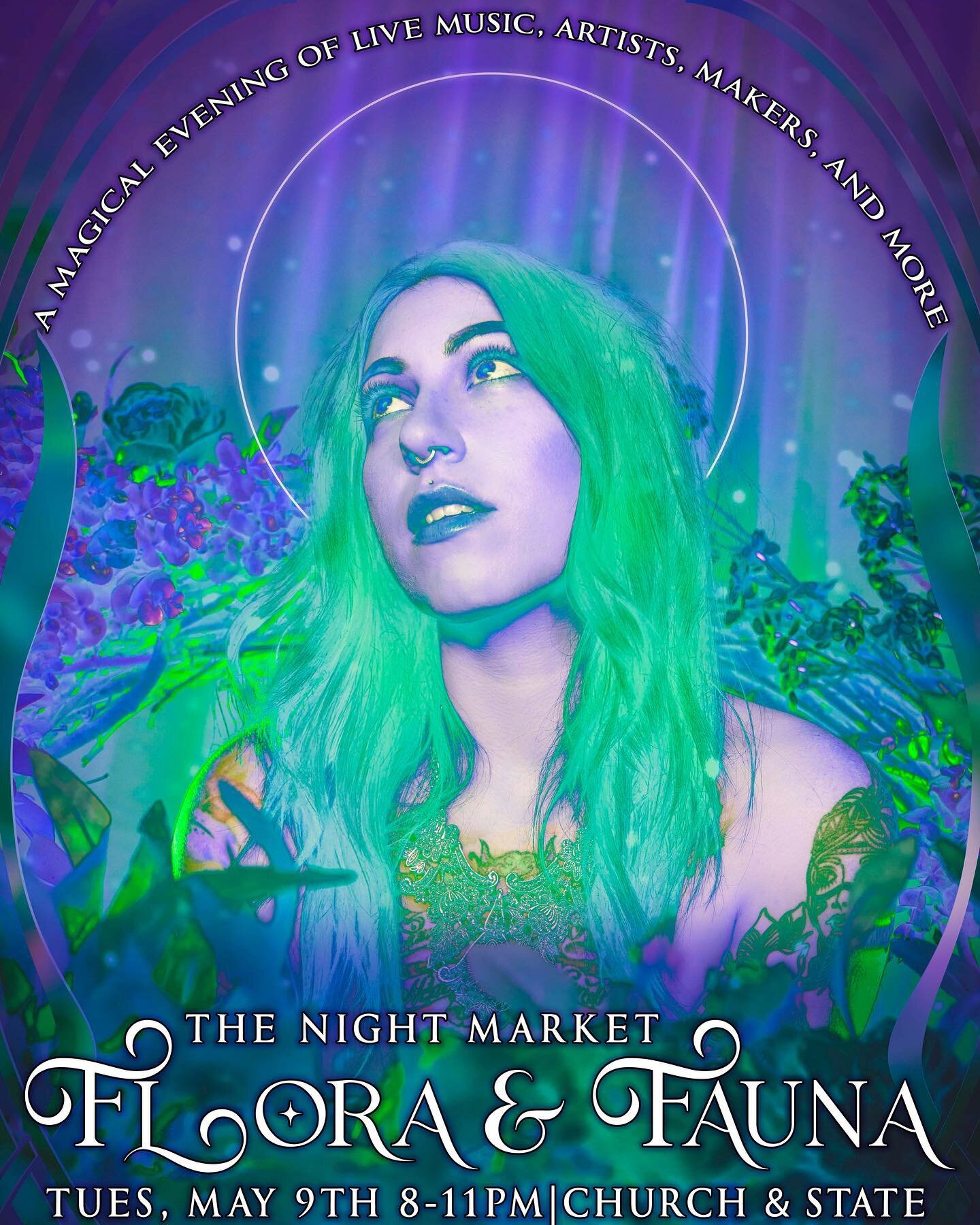 I will be a vendor at the @slclunatics Night Market this coming TUESDAY from 8-11pm! Only $3 entry free for a magical evening full of live music, artists, makers, tasty local food, and so much more!! The theme is flora &amp; fauna so come dressed in 