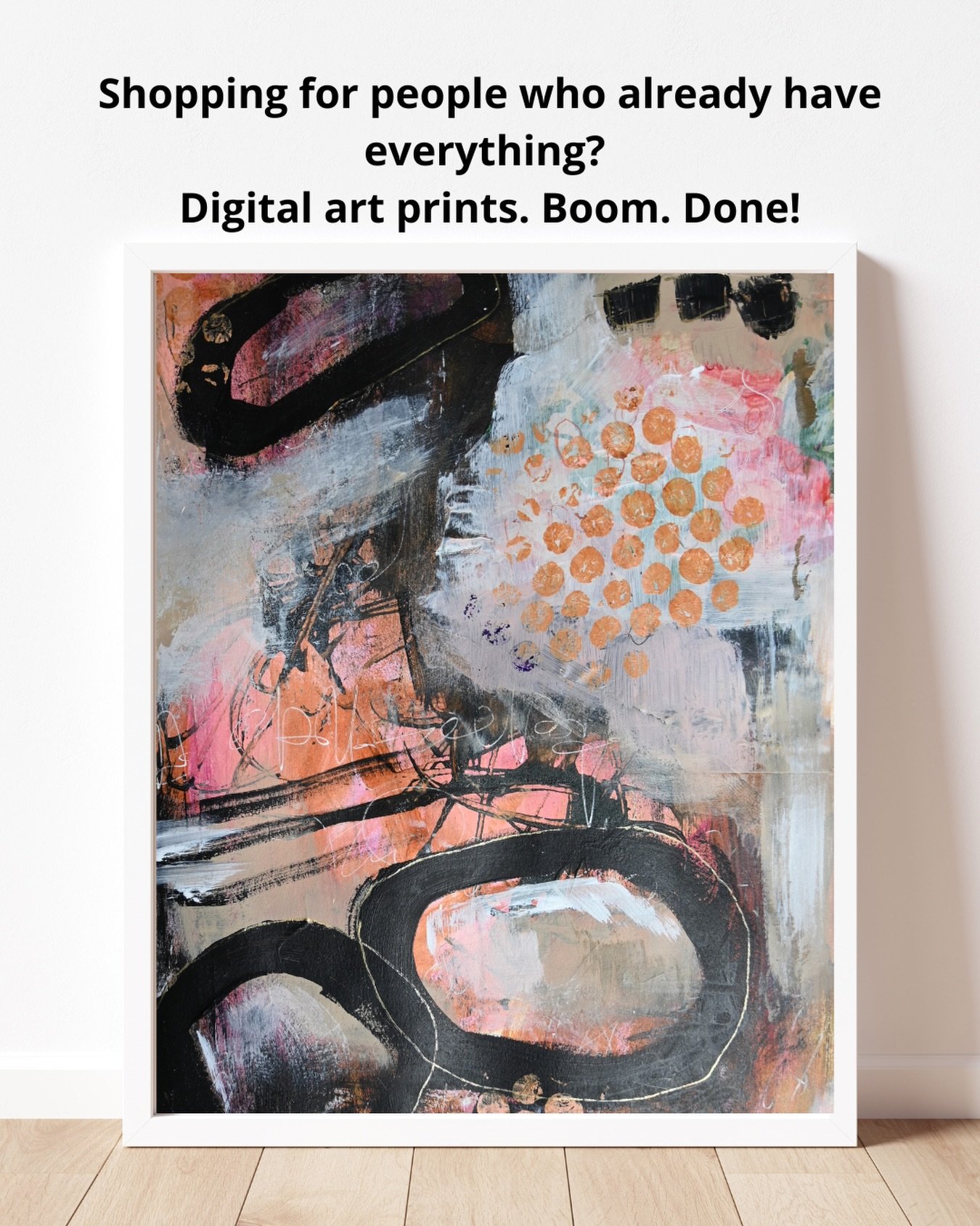 If you&rsquo;re shopping for someone who already has everything, here&rsquo;s your gentle holiday reminder: give art. 🎁🎨
 
Digital prints are the easiest, and a thoughtful way to gift something unique. 

Download, print on paper or canvas, frame it