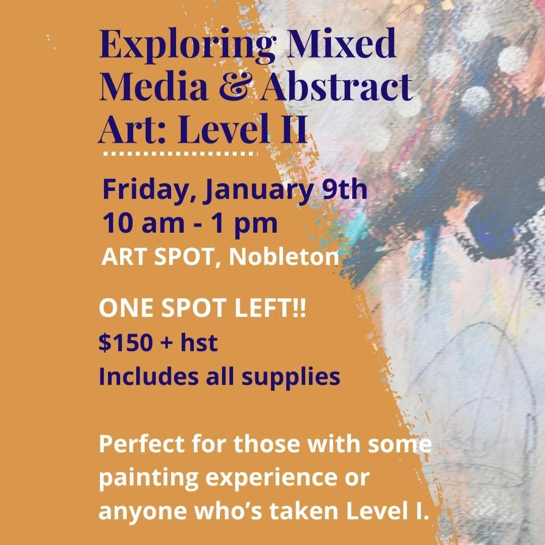 This Friday, join me at @myartspot.ca for a fun and expressive workshop!

We have space for one more! Link in bio.

Hope to see you there!