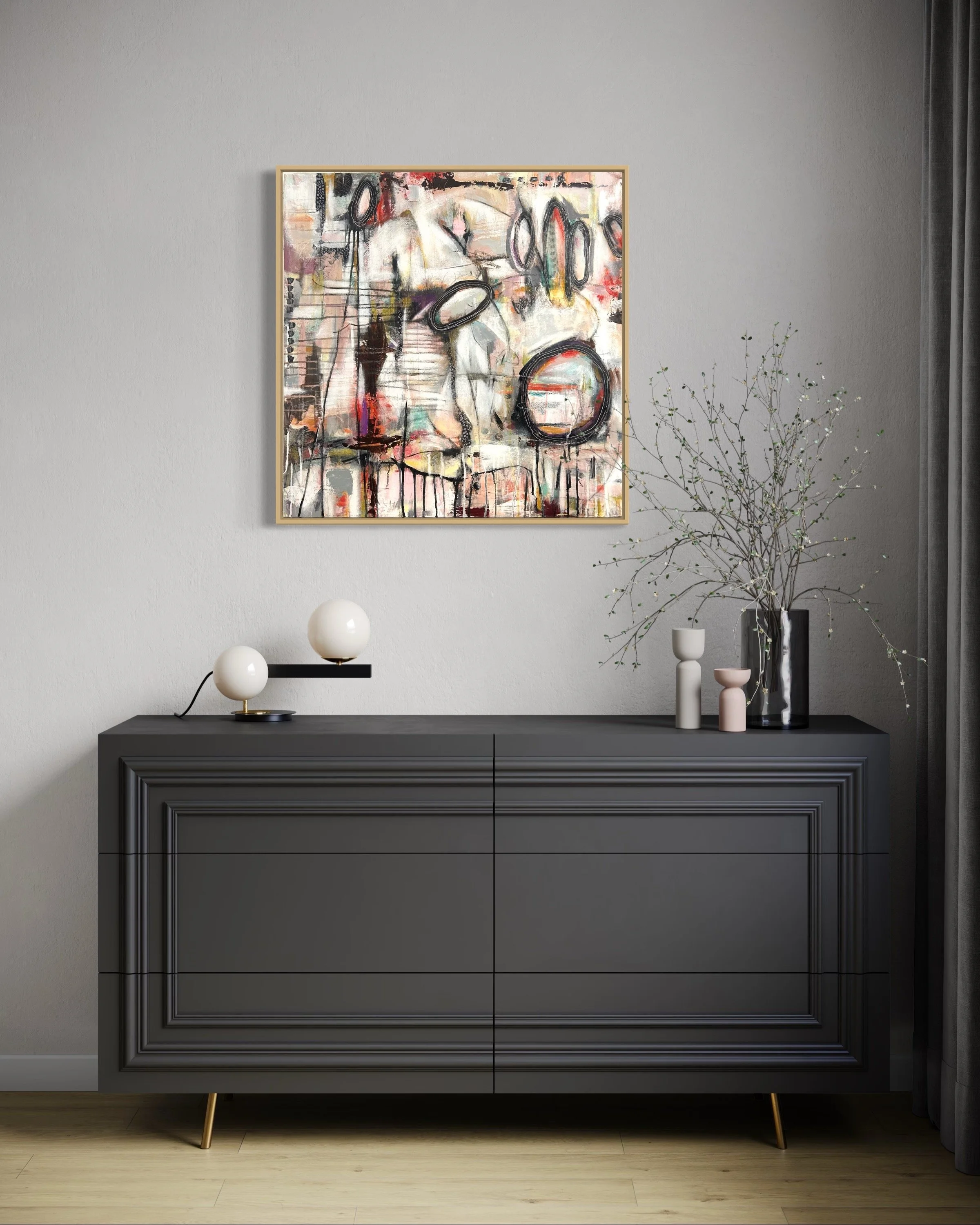 Jenn Best Original Art | Listening To The Silence | Abstract Art