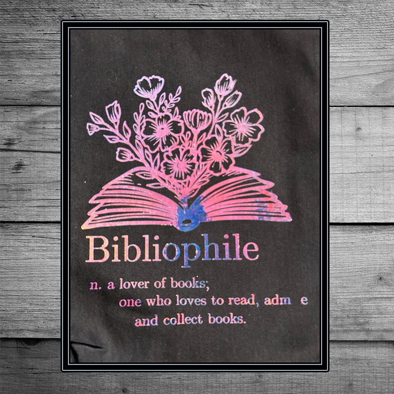 Sac à livres - Dessin bibliophile EN