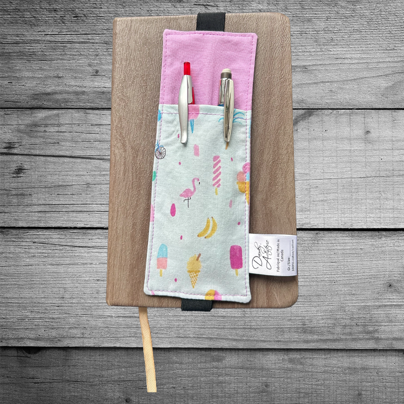 Porte-crayons pour carnets - Motifs crème glacée