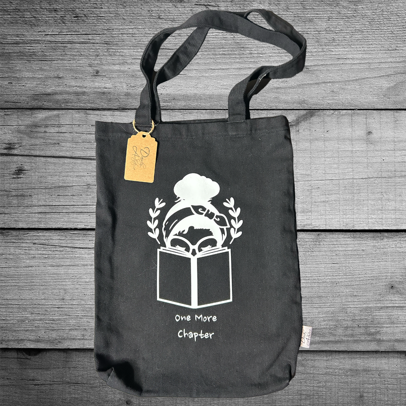 Sac à livres - Dessin "One More Chapter" EN