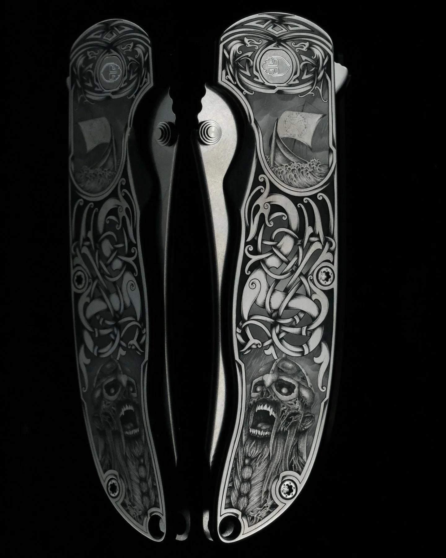 First piece of 2026 done and done. 

A wonderful client asked me to do this for them, and I was pretty excited for a few reasons. Firstly, great theme other let me run with. Secondly, I&rsquo;ve wanted to get my hands on and engrave a @johngrimsmokni