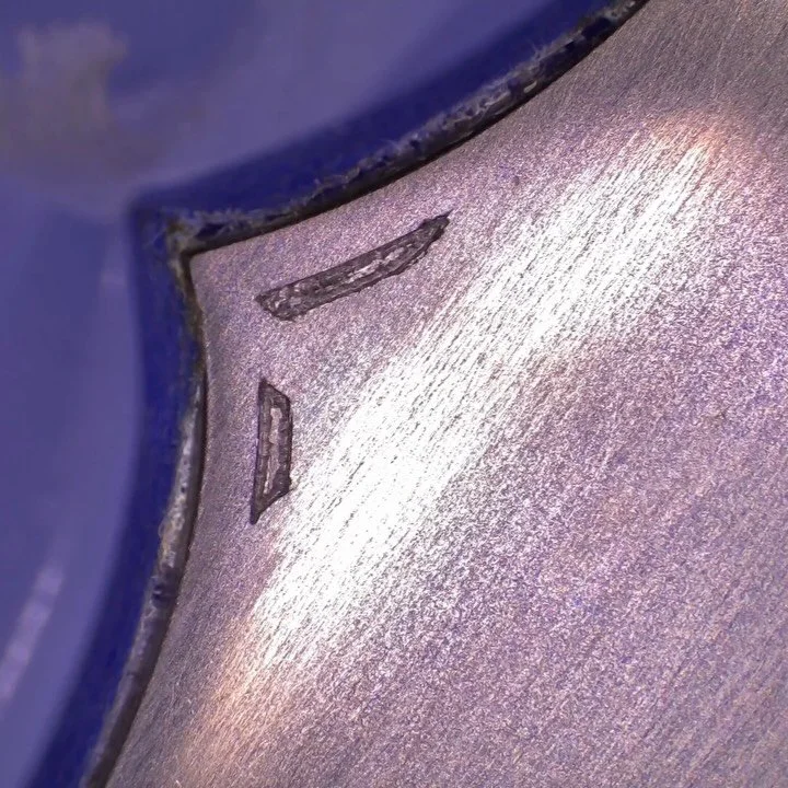 The process.  Part 1/4
A start of a beauty made by @trovereynderknives for @artknifeinvitational this year. It&rsquo;s a good one. 

Flush border inlays. Outlining. Background relief. 

I filmed and edited a bunch of clips of processes into one minut