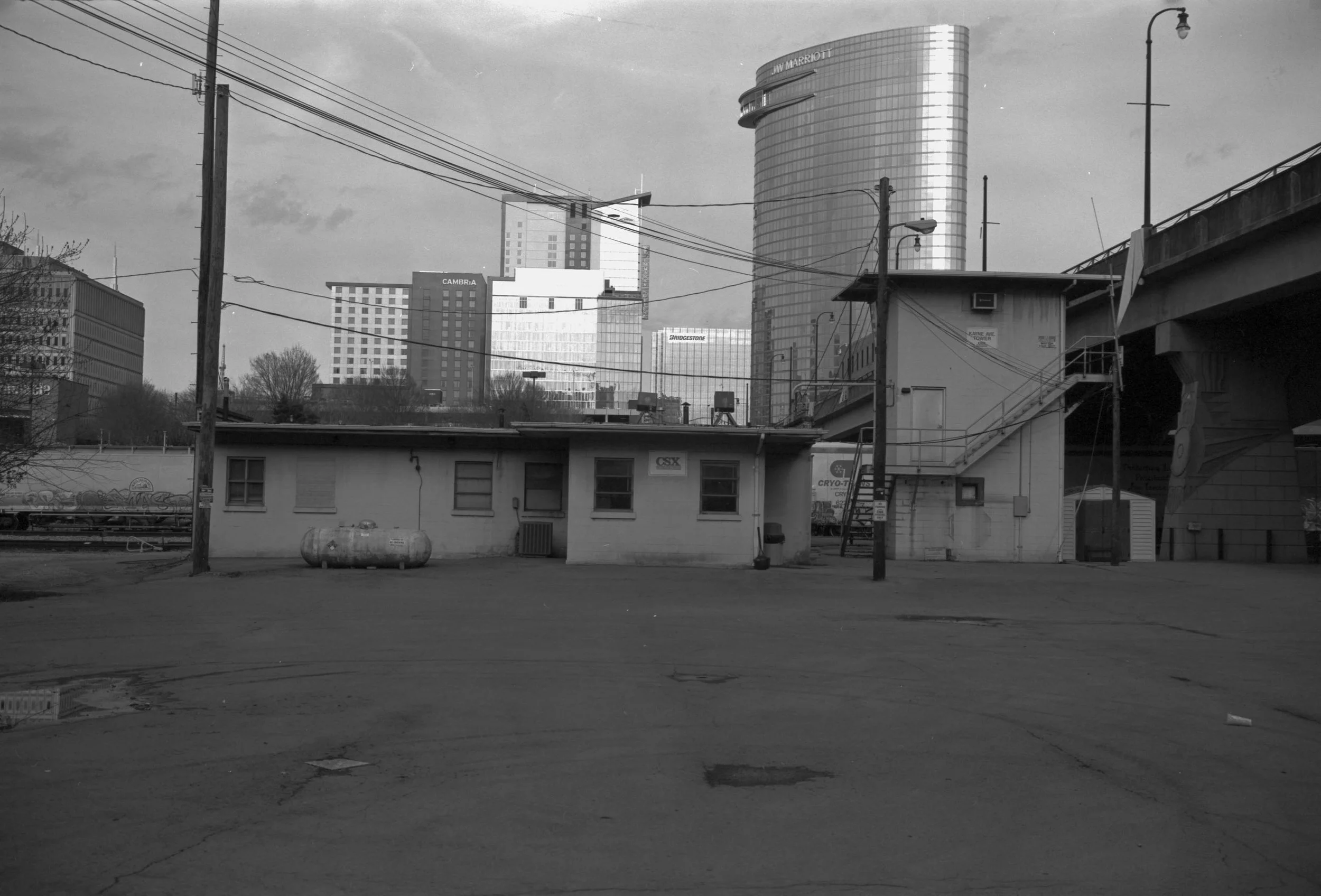 CSX building in the Nashville Gulch