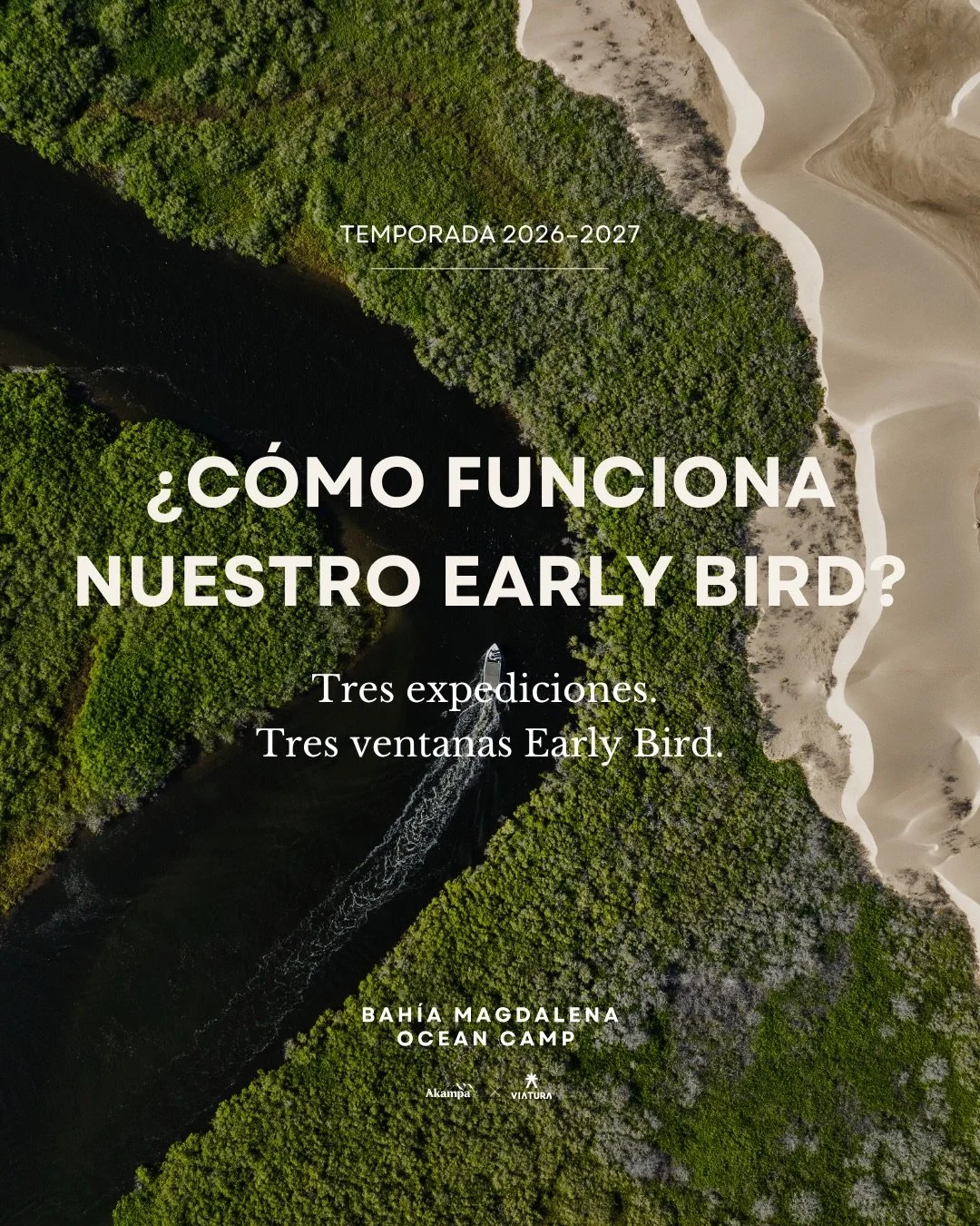 &iquest;C&oacute;mo funciona nuestro early bird? 🌊

Tres experiencias. Tres ventanas de early bird.

Una forma de reservar antes, con acceso a precios especiales para esta temporada.

✨Comenta &ldquo;Early Bird&rdquo; y recibe los c&oacute;digos de 
