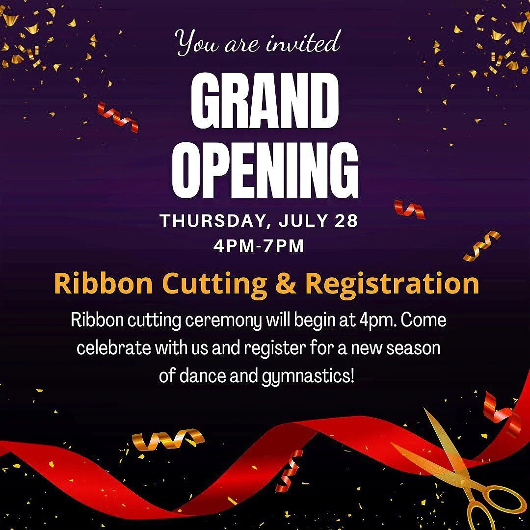 We are making it official! We are FINALLY having a ribbon cutting ceremony and a grand opening. We hope you will join us as we kick off the new season! #ssdaglennville #glennvillegymnastics #newseason #betterlatethannever