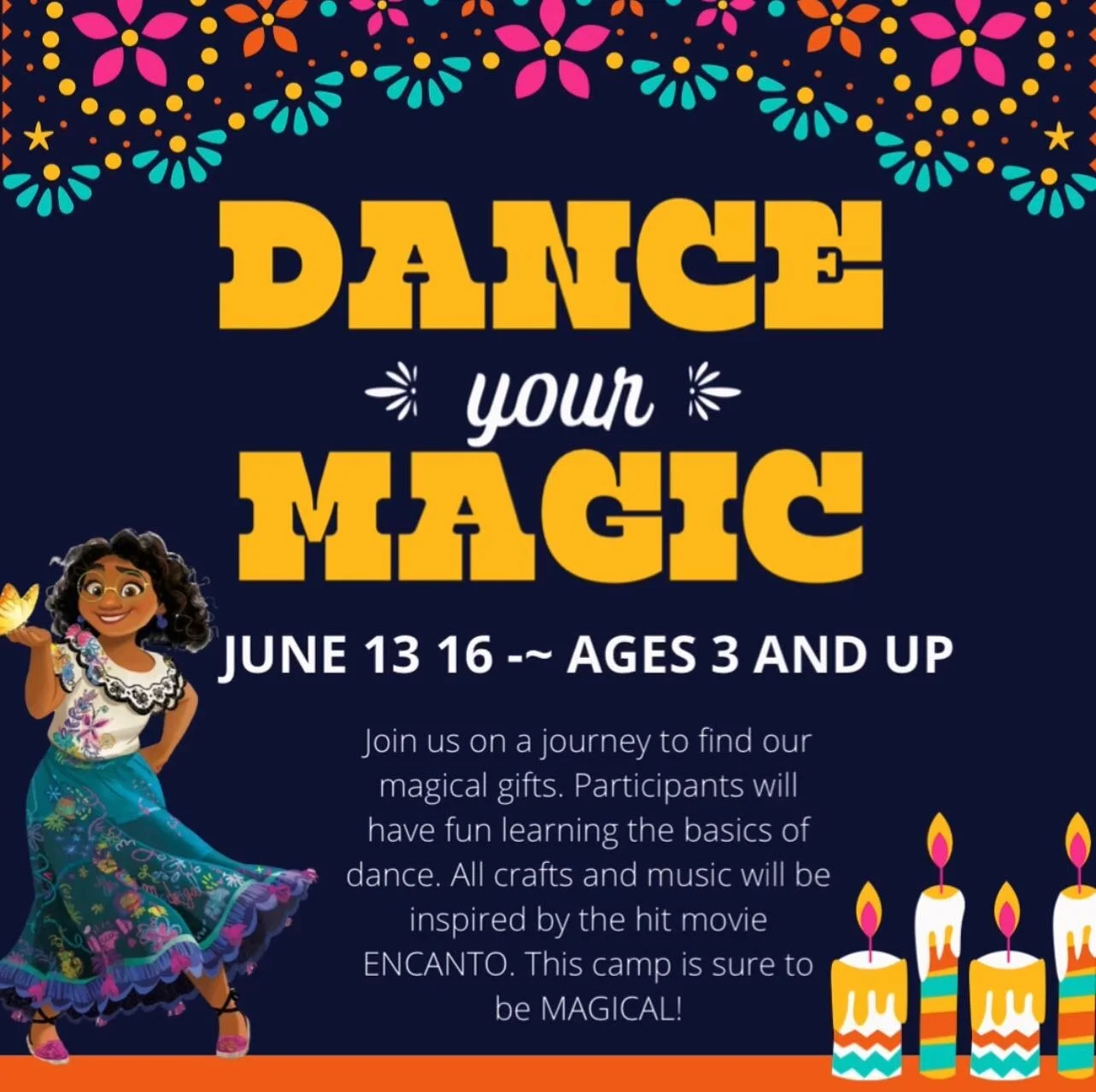 We can&rsquo;t wait for this super fun camp next week! We still have a few spots available. Link in bio for all of our summer and fall info and registration. #danceyourmagic #ssdasummer