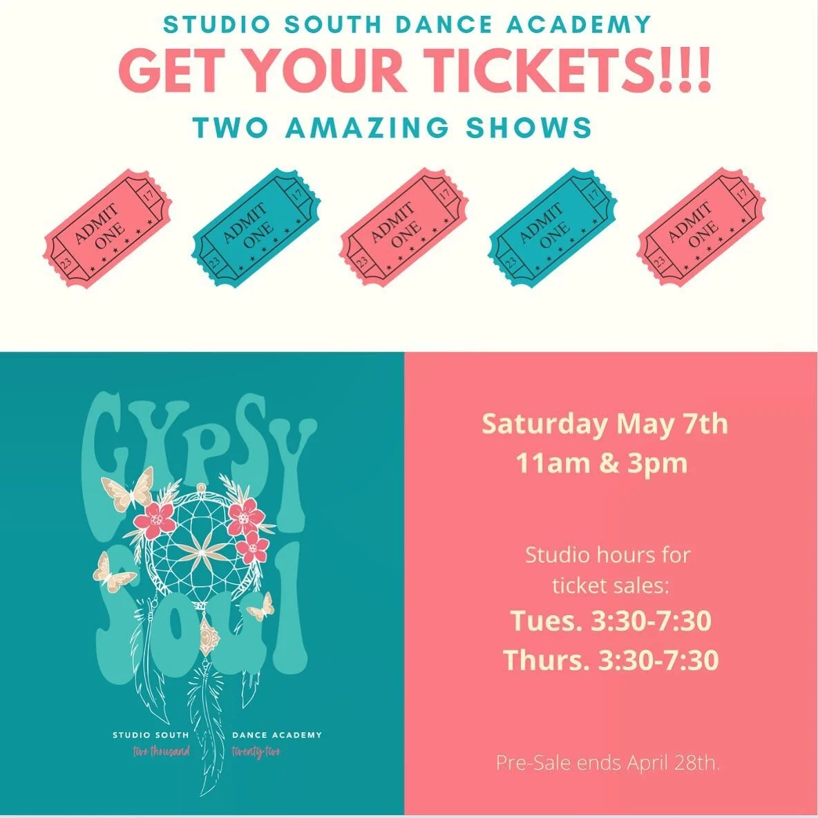 We can&rsquo;t wait for this season&rsquo;s show!!! Tickets on sale today! #gypsysoul #ssdaglennville