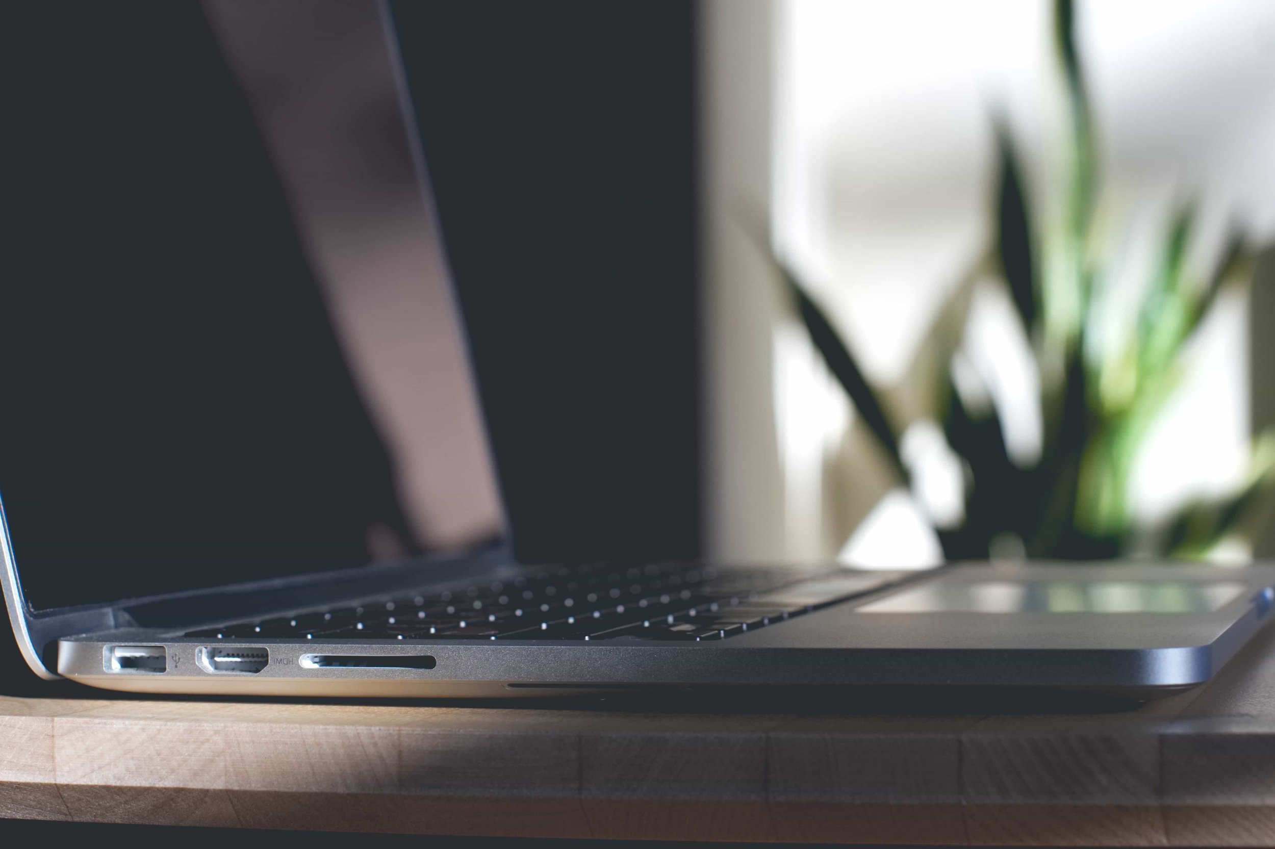 laptop from the side